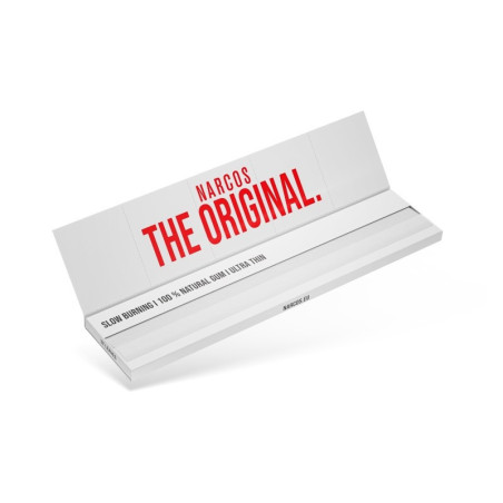 Papel de fumar Narcos King Size Slim Blanco