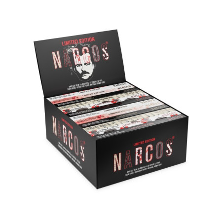 Papel de fumar Narcos King Size Slim + Tips Edicion Limitada