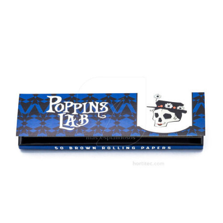 Papel Poppins Lab - Brown 1-1/4 77mm 50 Hojas