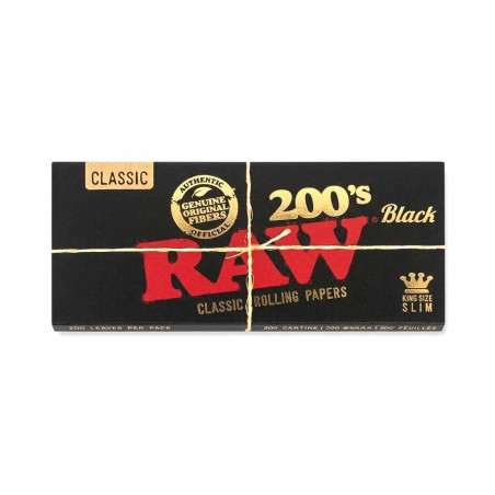 Raw Black - King Size Slim - 200´s