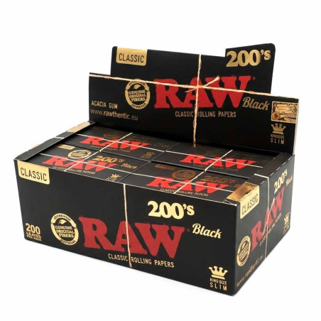Raw Black - King Size Slim - 200´s