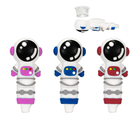 Pipa silicona Astronauta