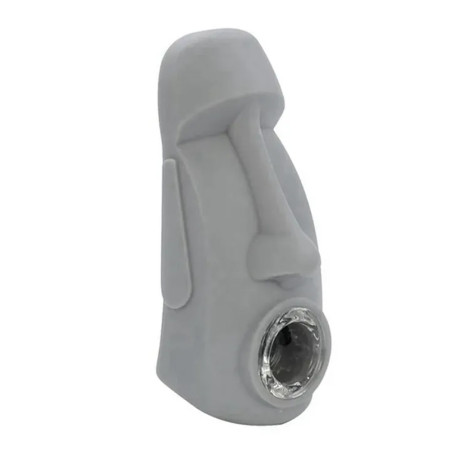 Pipa silicona Moai