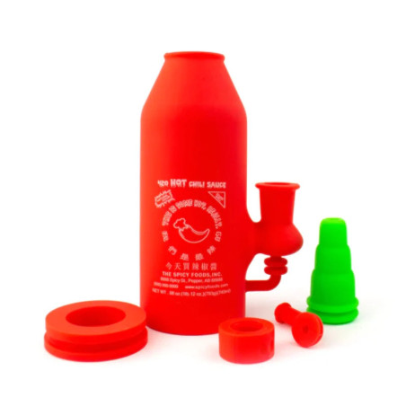 Bong silicona Chili 16,5cm Poppins Lab