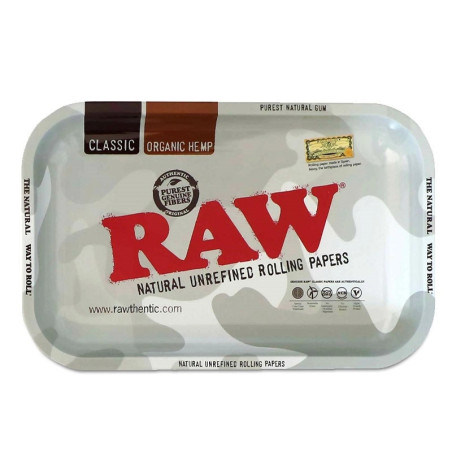 Raw Bandeja Metal Camuflaje Artic