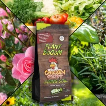 Plant BoOom - Tierra viva de excremento de pollo
