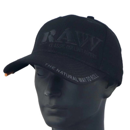 Gorra Logo + Poker RAW Black (Visera Redonda)