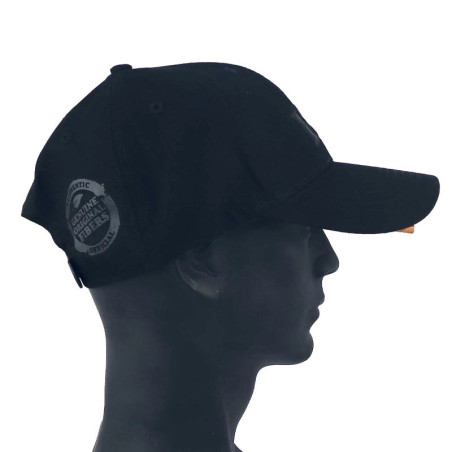 Gorra Logo + Poker RAW Black (Visera Redonda)