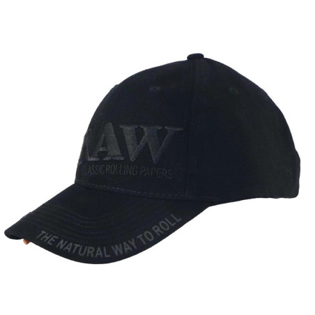 Gorra Logo + Poker RAW Black (Visera Redonda)