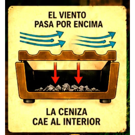 Raw Cenicero Regal Gold