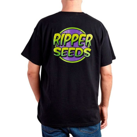 Camiseta Logo Color Ripper Seeds Negra