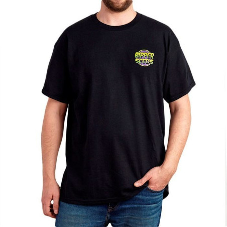 Camiseta Logo Color Ripper Seeds Negra