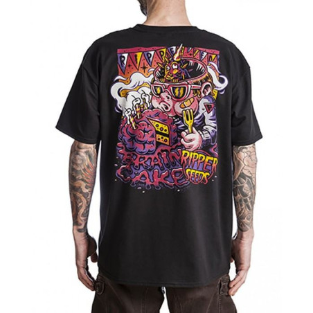 Camiseta Brain Cake Ripper Seeds Negra