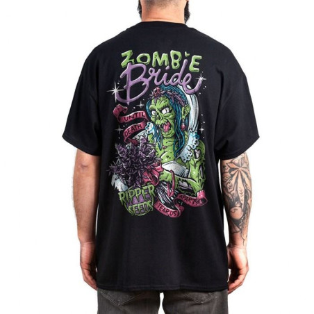 Camiseta Zombie Bride Ripper Seeds Negra
